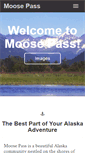 Mobile Screenshot of moosepassalaska.com