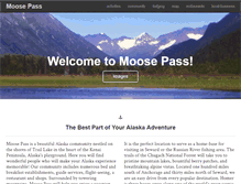 Tablet Screenshot of moosepassalaska.com